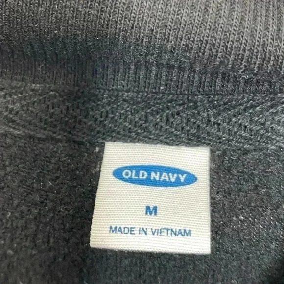 Old Navy Animal Print Loose Mock-Neck Side-Zip Sweatshirt - Picture 5 of 5